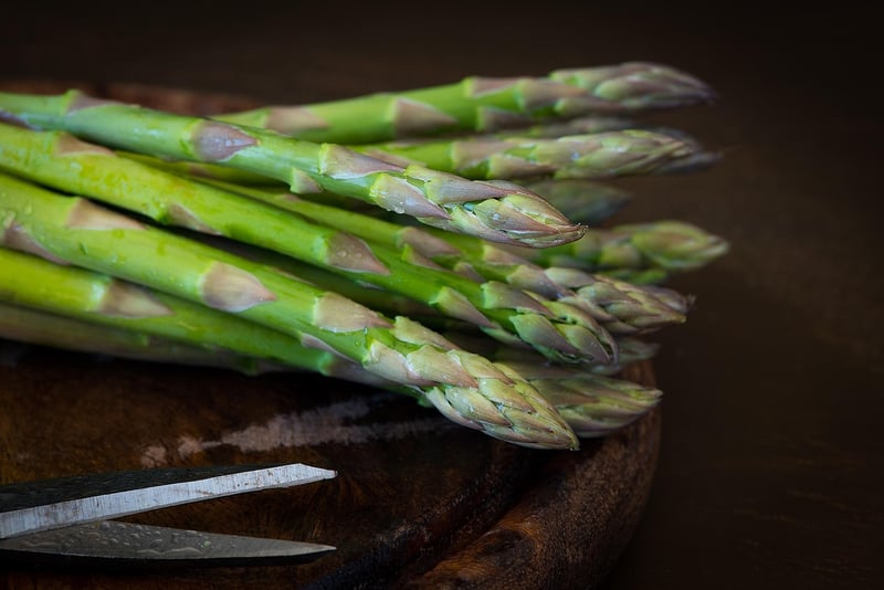 Colorful Asparagus Arrangement